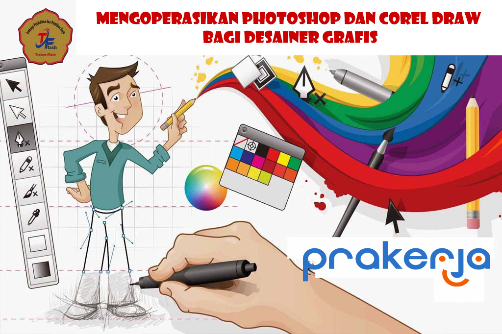 Mengoperasikan Photoshop dan Corel Draw bagi Desainer Grafis (DARING)